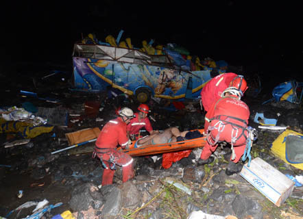 ACCIDENTE. Estudiantes normalistas se volcaron en la ruta a Yungas.