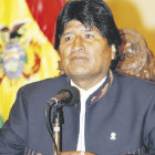 Conferencia. El presidente Evo Morales se refiri ayer a varios temas ligados a la justicia.