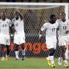 La seleccin de Ghana gole a Egipto y dej casi sentenciada la llave.