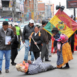 PROTESTA. Las vctimas de 