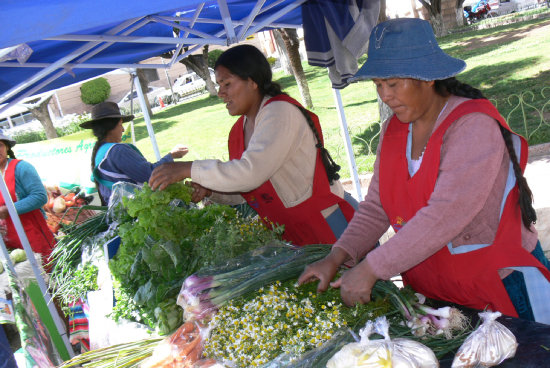 FERIA. Conmemoraron el Da Mundial de la Alimentacin en el parque Simn Bolvar.