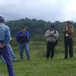 TAREA. El INRA es la entidad encargada de ejecutar el saneamiento de tierras en el pas.