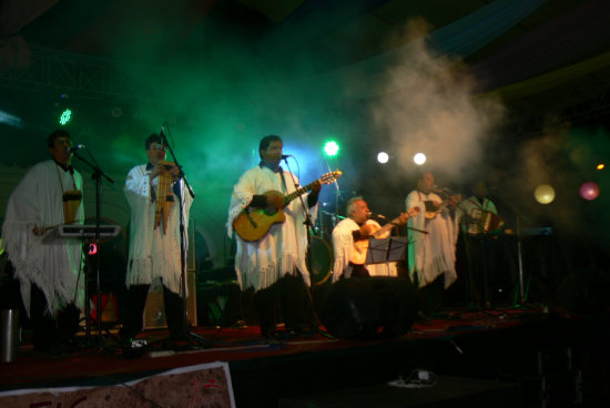 FOLCLORE. El grupo Horizontes durante su ltima presentacin en el Festival Internacional de la Cultura.