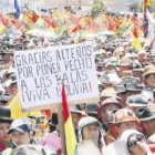 ACTOS. La ciudad de El Alto conmemor una dcada de la Guerra del Gas.