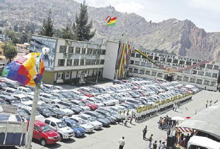 ACTO. Ayer la Polica recibi 425 motorizados incautados en el marco del Plan Chachapuma.