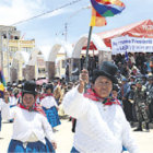 Conmemoracin. Los paceos celebraron, ayer, la fundacin de su departamento.