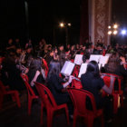 RECITAL. La presentacin de la Banda Sinfnica del Instituto Laredo de Cochabamba, anoche, en el teatro Gran Mariscal.