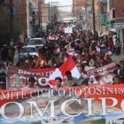 PROTESTA. Una de las ltimas movilizaciones del Comit Cvico de Potos.