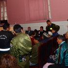 DETENIDOS. La audiencia de medidas cautelares de los cocaleros, ayer.