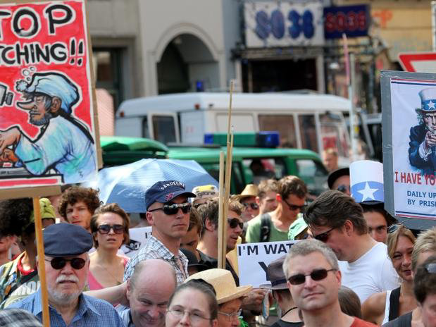 RECHAZO. Centenares de personas se manifestaron en Estados Unidos contra la falta de 