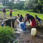 ALERTA. Los vecinos de las comunidades en el rea rural del Departamento que tienen el servicio de agua por tubera consumen el lquido elemento sin ningn tipo de tratamiento.