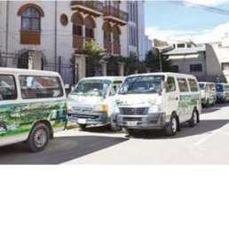 ORURO. El transporte pblico enfrenta rechazo.