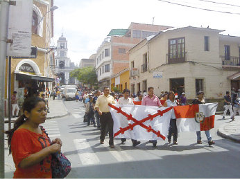 ENCUENTRO. El bloque en Tarija.