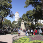 USO. La plaza 25 de Mayo es un espacio para la distraccin y ocio de las personas.