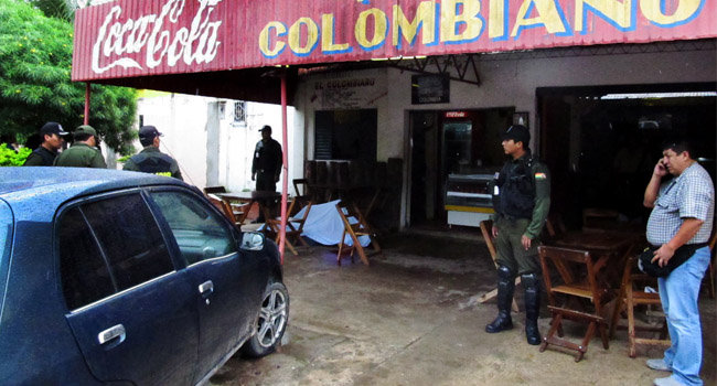 ACRIBIILADO. El hecho ocurri en un local cuando la vctima tomaba su desayuno.