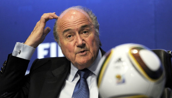 El presidente de la FIFA, el suizo Joseph Blatter.