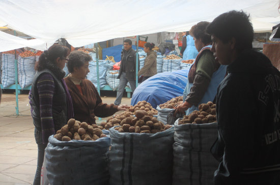 OFERTA. En algunos casos la oferta ha disminuido por las lluvias que afentaron la produccin.