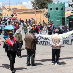 BLOQUEOS. La medida de presin fue contundente en la Villa Imperial.