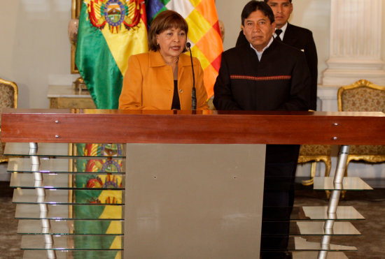 ANUNCIO. La conferencia de prensa.