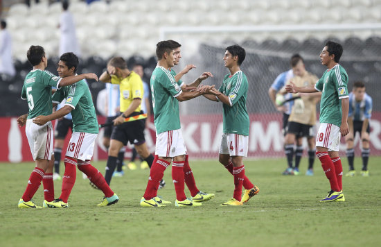 Los mexicano golearon a la seleccin argentina.