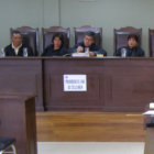 JUICIO. Tribunal suspendi audiencias.