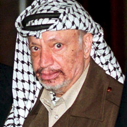 SOSPECHA. Fotografa del lder palestino Yaser Arafat muerto el ao 2004.