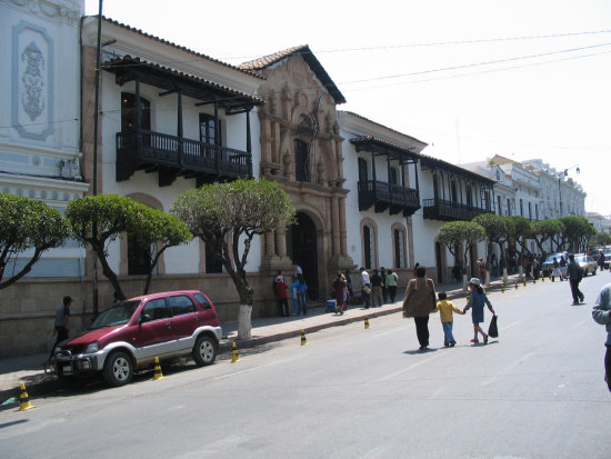 PATRIMONIO. El frontis del complejo de la Casa de la Libertad.