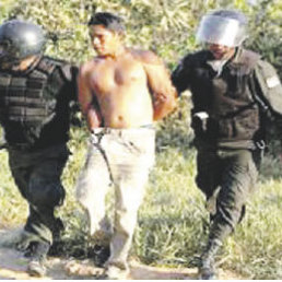 VIOLENCIA. Los indgenas fueron reprimidos el 25 de septiembre de 2011.