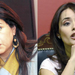 VICEPRESIDENCIABLES. Rebeca Delgado (MAS) y Adriana Gil (PPB-CN).