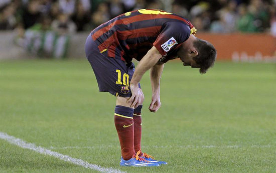 Lionel Messi est recibiendo atencin especial para recuperarse.