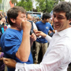 CAMPAA. El candidato independiente, Franco Parisi, en un acto proselitista en Bo Bo.