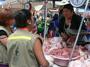 El control llega a los mercados de Sucre