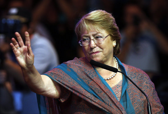 CANDIDATA. La ex presidenta chilena Michelle Bachelet se presenta como favorita entre los votantes y podra ser elegida en la primera vuelta.