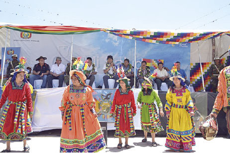 ACTO. Lagunillas, capital de la provincia Cordillera del departamento de Santa Cruz.