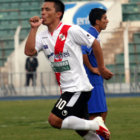 La celebracin de Roberto Carboni, luego de anotar el primer gol de Nacional Potos.