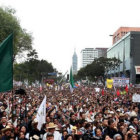 PROTESTA. La movilizacin en el DF.