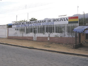 SEDE. La oficina de la APG en Camiri.