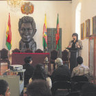 ACTO. La presentacin del perfil del proyecto en la Casa de la Libertad.