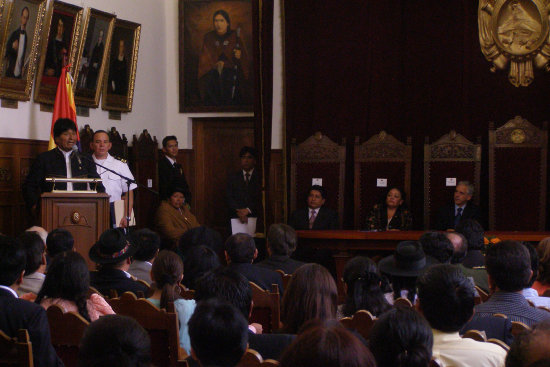 PROMULGACIN. El acto se desarroll en el Tribunal Supremo de Justicia con la presencia de autoridades nacionales.