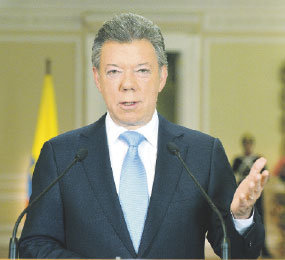 PRESIDENTE. Juan Manuel Santos.