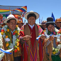 DECISIN. El presidente Evo Morales volvi a ratificar ayer que el pago del doble aguinaldo no proceder en el caso de los jubilados.