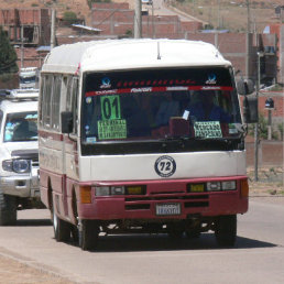 IRREGULAR. El sindicato San Cristbal cre la lnea 01 que hace el recorrido desde la Terminal de Buses hasta la zona de Lajastambo.