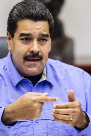 ADVERTENCIA. Nicols Maduro habla en un consejo de ministros celebrado ayer.