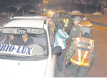 OPERATIVO. La Polica en las calles.