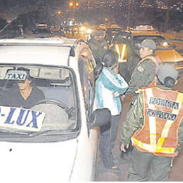 OPERATIVO. La Polica en las calles.