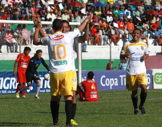 The Strongest venci a Guabir y se coloca segundo en la tabla.