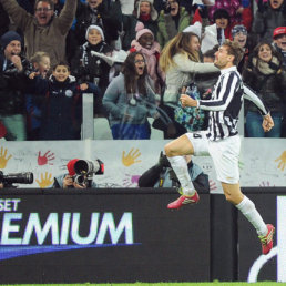 Fernando Llorente celebra su gol.