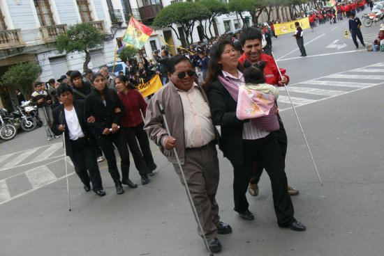 CENSO. El Ministerio de Salud y Deportes levanta un registro de todas las personas discapacitadas y califica su grado de invalidez.