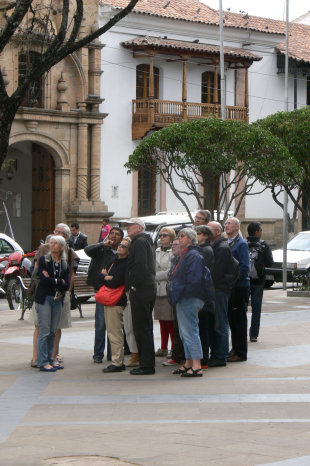 VISITANTES. El turismo es una de las actividades productivas con mayores posibilidades para Sucre.