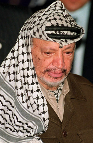 CONTROVERSIA. Fotografa del 5 de mayo de 1998 del entonces lder palestino Yaser Arafat.